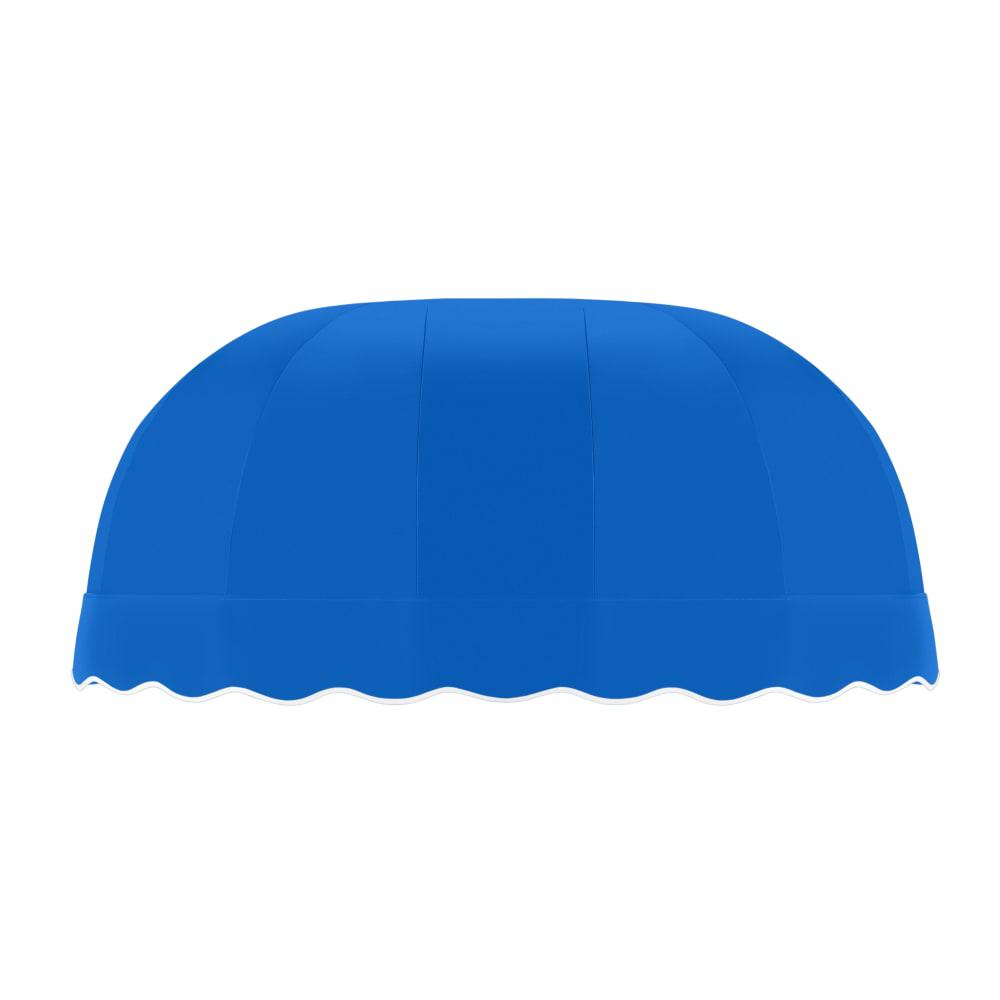 Awntech 3.375 ft Chicago Fixed Awning Acrylic Fabric, Bright Blue