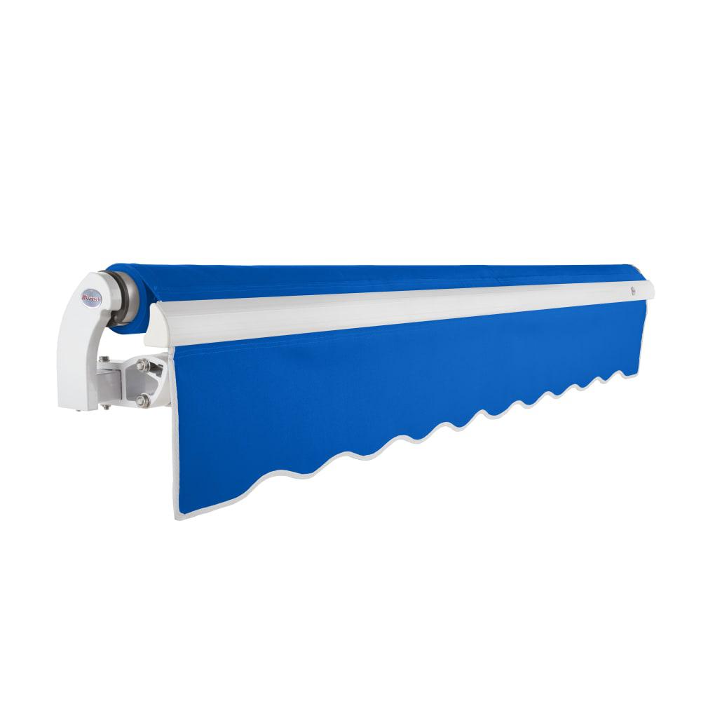 14' x 10' Maui Right Motor Right Motorized Patio Retractable Awning, Bright Blue