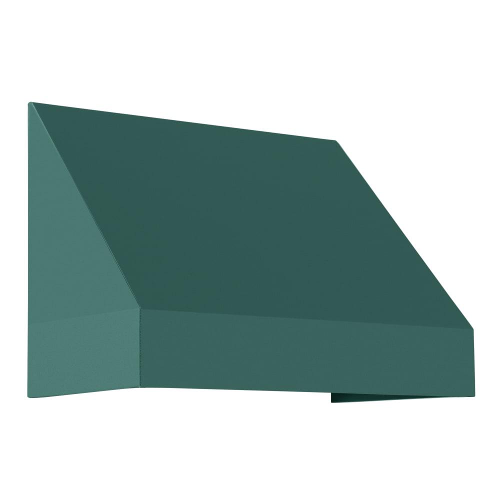 Awntech 3.375 ft New Yorker Fixed Awning Acrylic Fabric, Forest