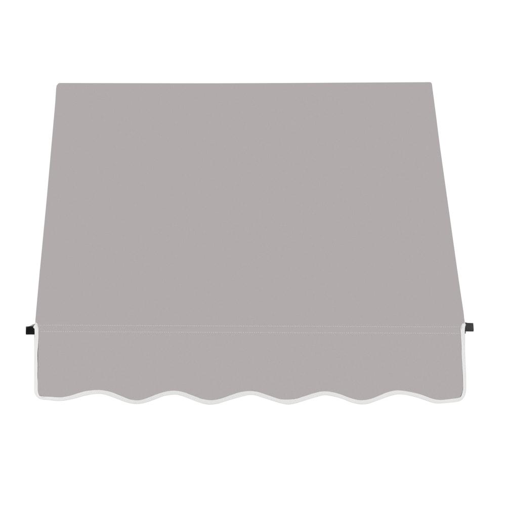 Awntech 3.375 ft Santa Fe Fixed Awning Acrylic Fabric, Gray