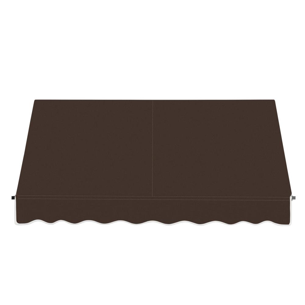 Awntech 8.375 ft Santa Fe Fixed Awning Acrylic Fabric, Brown