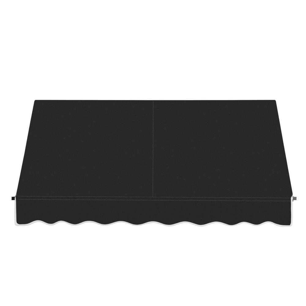 Awntech 7.375 ft Santa Fe Fixed Awning Acrylic Fabric, Black