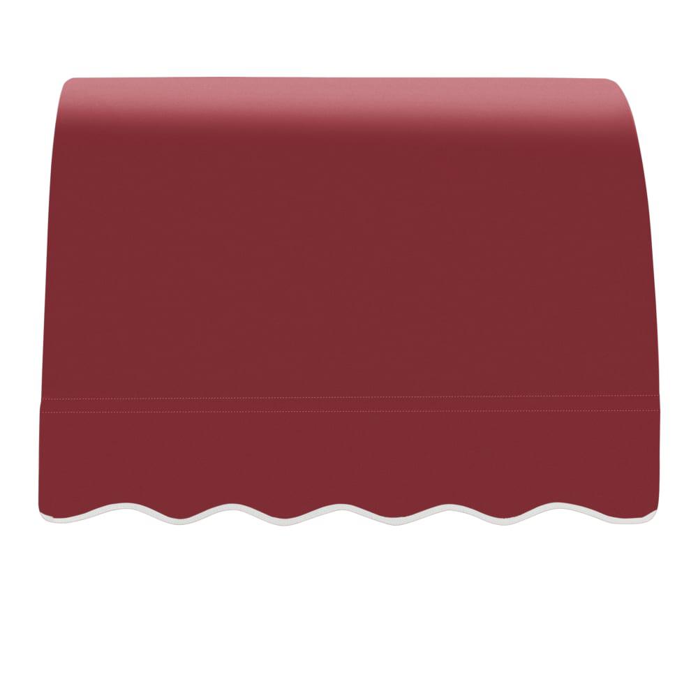 Awntech 3.375 ft Savannah Fixed Awning Acrylic Fabric, Burgundy