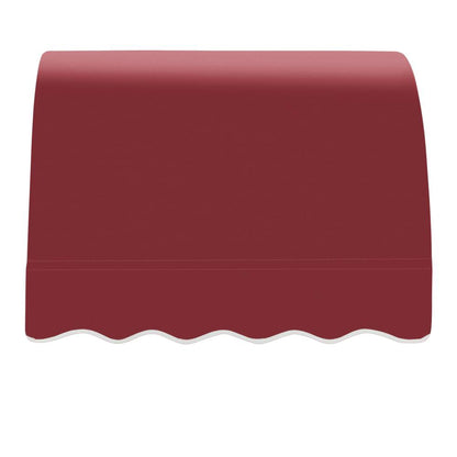 Awntech 3.375 ft Savannah Fixed Awning Acrylic Fabric, Burgundy