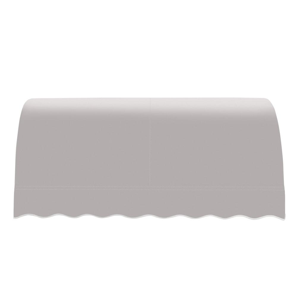 Awntech 8.375 ft Savannah Fixed Awning Acrylic Fabric, Gray