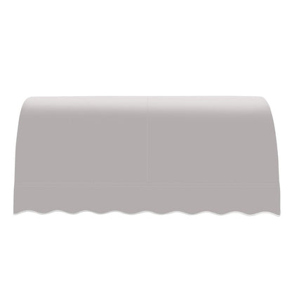 Awntech 8.375 ft Savannah Fixed Awning Acrylic Fabric, Gray
