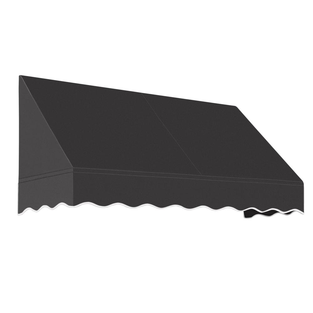 Awntech 5.375 ft San Francisco Fixed Awning Acrylic Fabric, Black