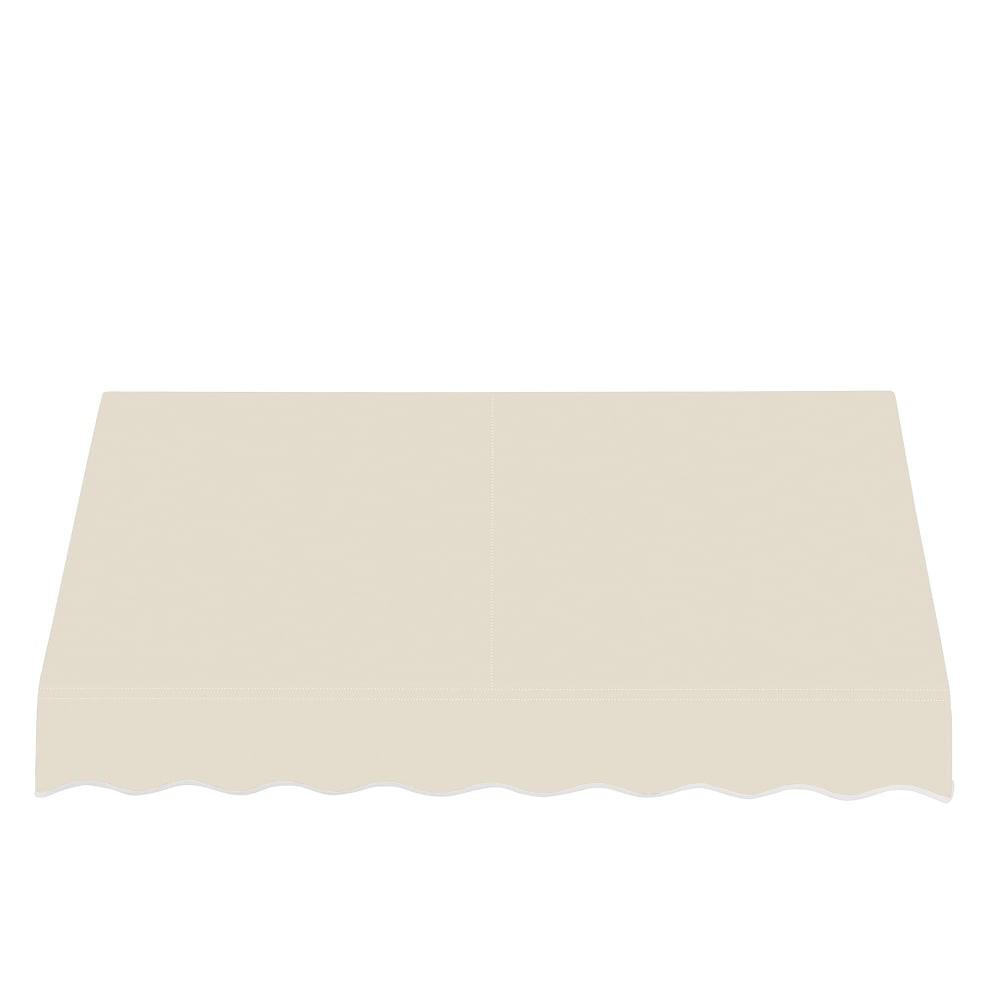 Awntech 6.375 ft San Francisco Fixed Awning Acrylic Fabric, Linen