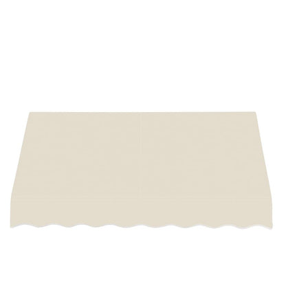 Awntech 6.375 ft San Francisco Fixed Awning Acrylic Fabric, Linen