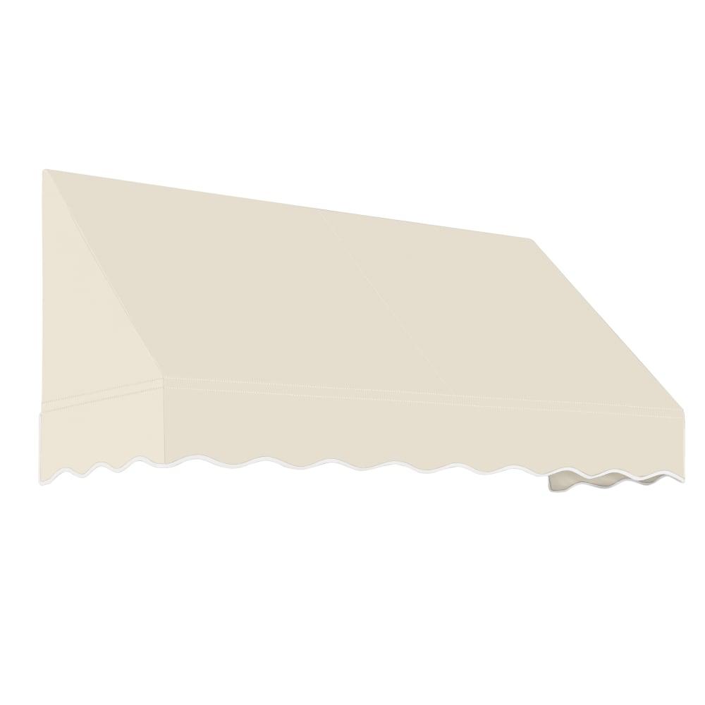 Awntech 6.375 ft San Francisco Fixed Awning Acrylic Fabric, Linen