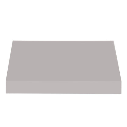 Awntech 6.375 ft New Yorker Fixed Awning Acrylic Fabric, Gray