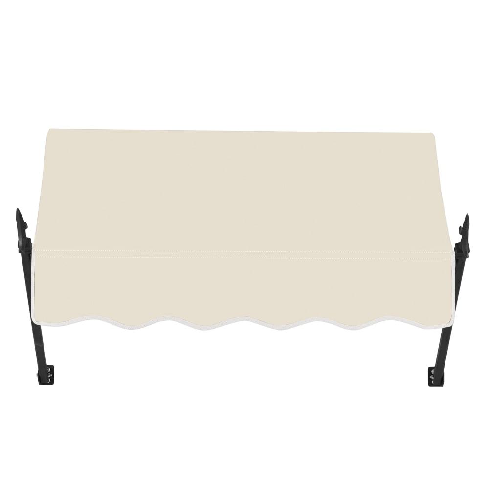 Awntech 4.375 ft New Orleans Fixed Awning Acrylic Fabric, Linen