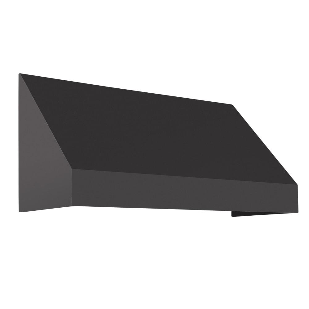 Awntech 8.375 ft New Yorker Fixed Awning Acrylic Fabric, Black
