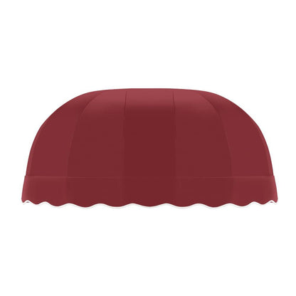 Awntech 6.375 ft Chicago Fixed Awning Acrylic Fabric, Burgundy