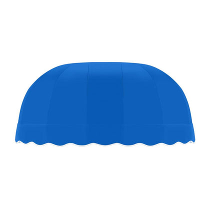 Awntech 5.375 ft Chicago Fixed Awning Acrylic Fabric, Bright Blue