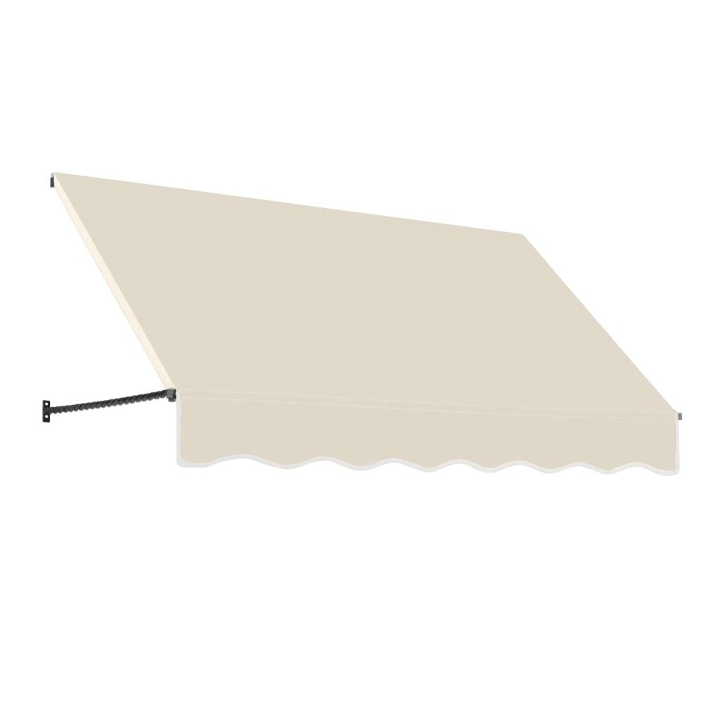 Awntech 10.375 ft Santa Fe Fixed Awning Acrylic Fabric, Linen