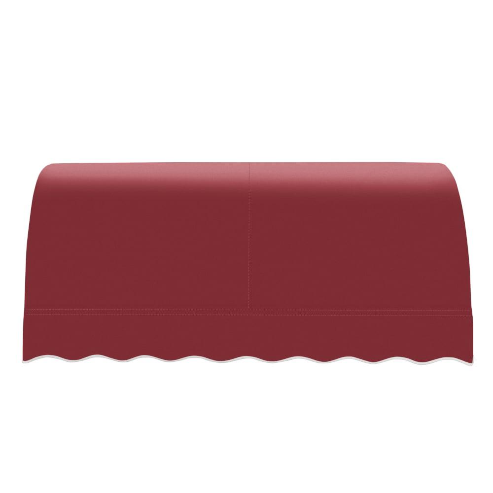 Awntech 5.375 ft Savannah Fixed Awning Acrylic Fabric, Burgundy