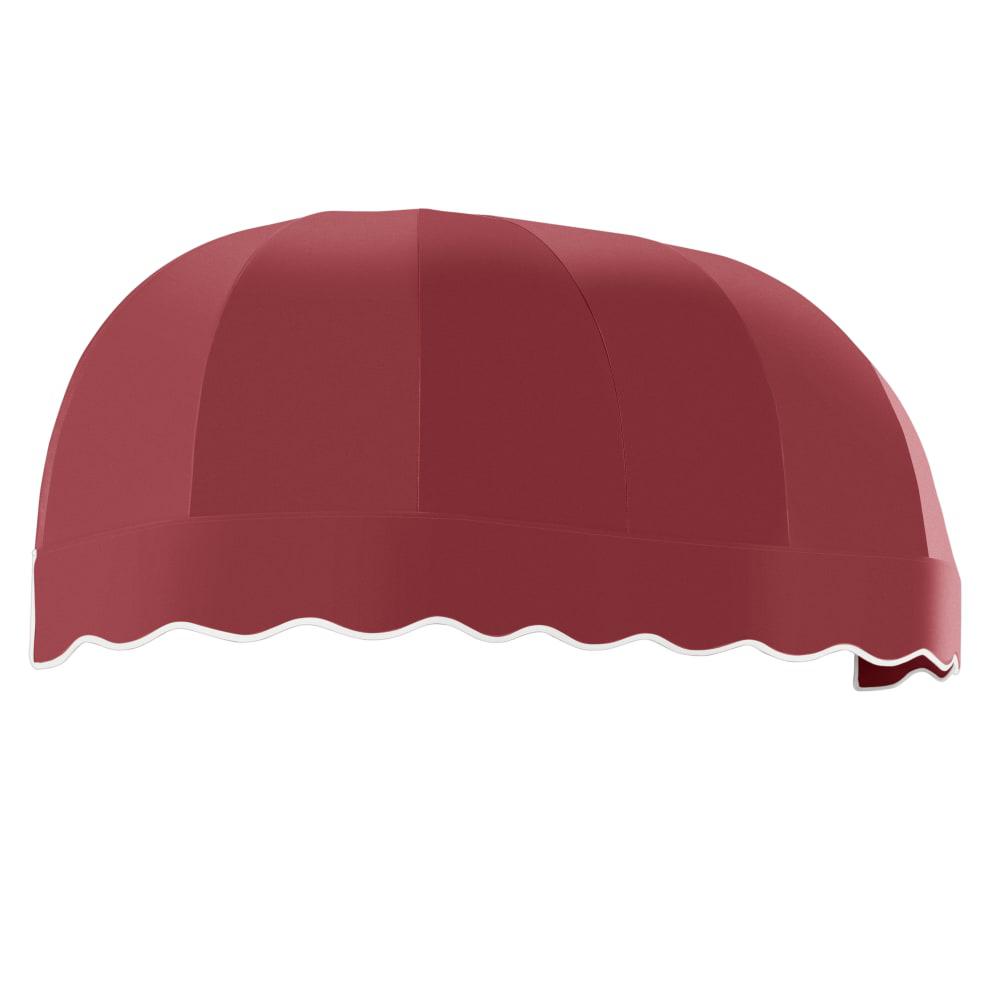 Awntech 8.375 ft Chicago Fixed Awning Acrylic Fabric, Burgundy