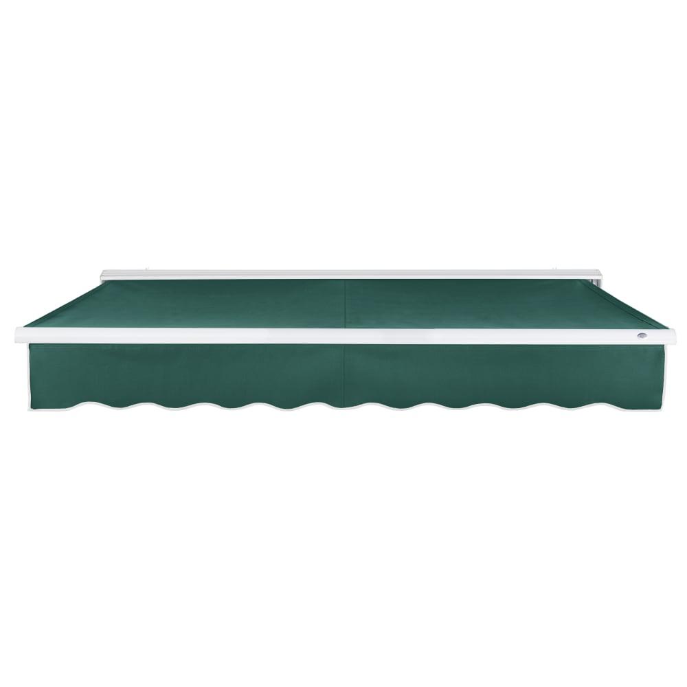 12' x 10' Destin Right Motor Right Motorized Patio Retractable Awning, Forest