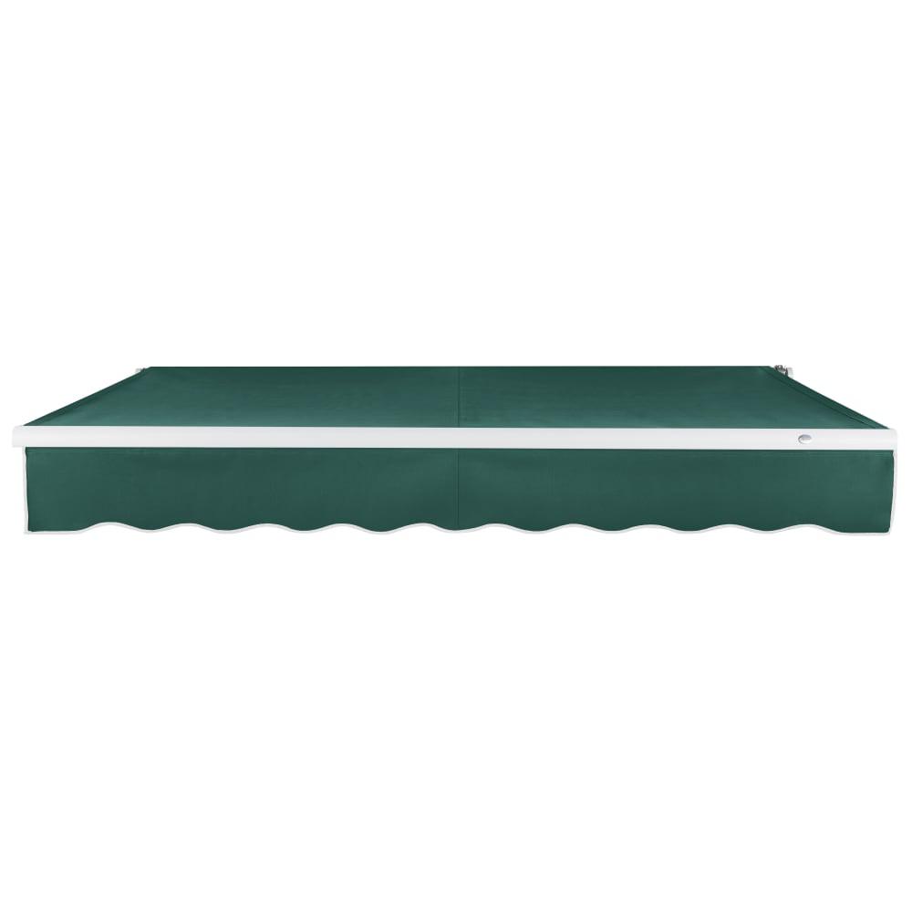 20' x 10' Maui Right Motor Right Motorized Patio Retractable Awning, Forest