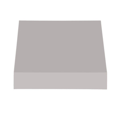 Awntech 4.375 ft New Yorker Fixed Awning Acrylic Fabric, Gray