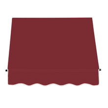 Awntech 4.375 ft Santa Fe Fixed Awning Acrylic Fabric, Burgundy