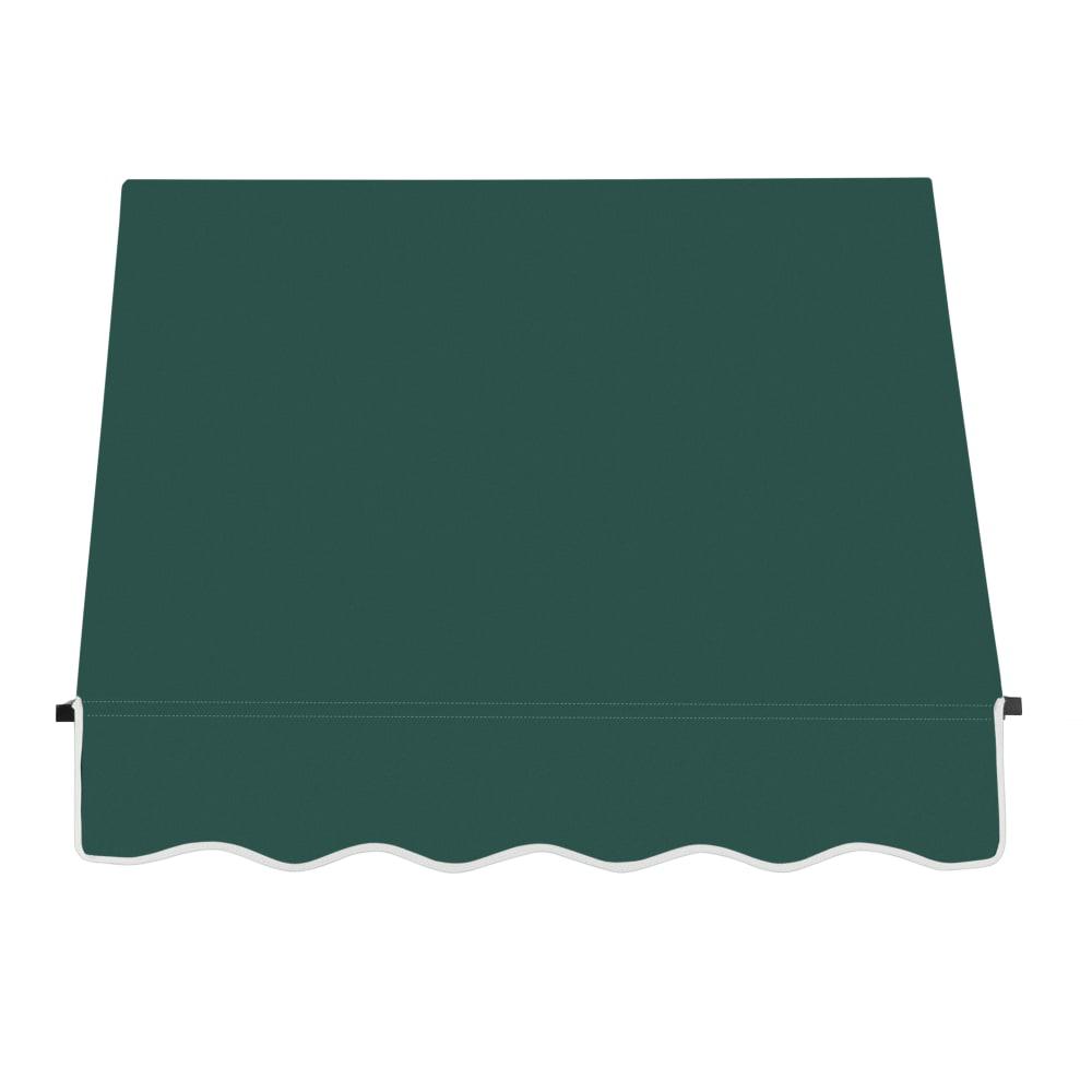 Awntech 4.375 ft Santa Fe Fixed Awning Acrylic Fabric, Forest
