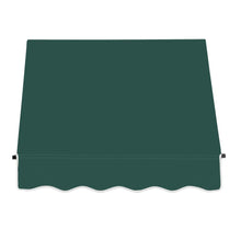 Awntech 4.375 ft Santa Fe Fixed Awning Acrylic Fabric, Forest