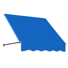Awntech 4.375 ft Santa Fe Fixed Awning Acrylic Fabric, Bright Blue