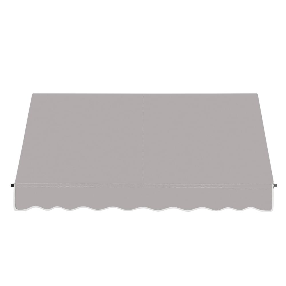 Awntech 5.375 ft Santa Fe Fixed Awning Acrylic Fabric, Gray