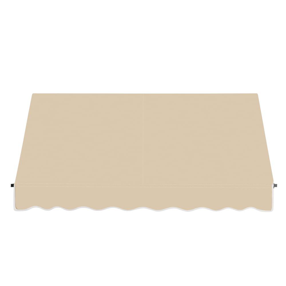 Awntech 5.375 ft Santa Fe Fixed Awning Acrylic Fabric, Tan