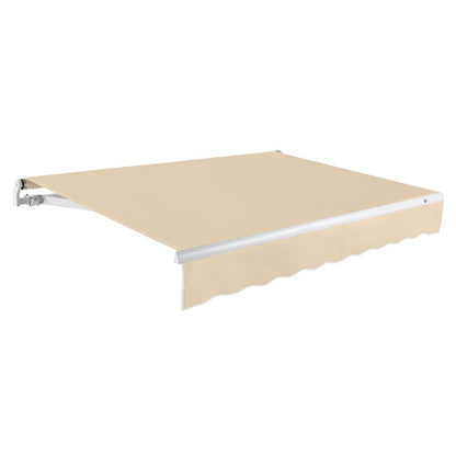 8' x 6.5' Maui Right Motor Right Motorized Patio Retractable Awning, Tan