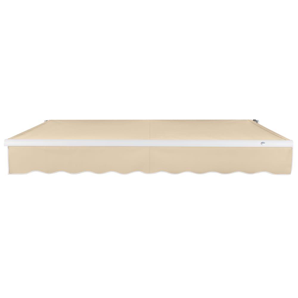 8' x 6.5' Maui Right Motor Right Motorized Patio Retractable Awning, Tan
