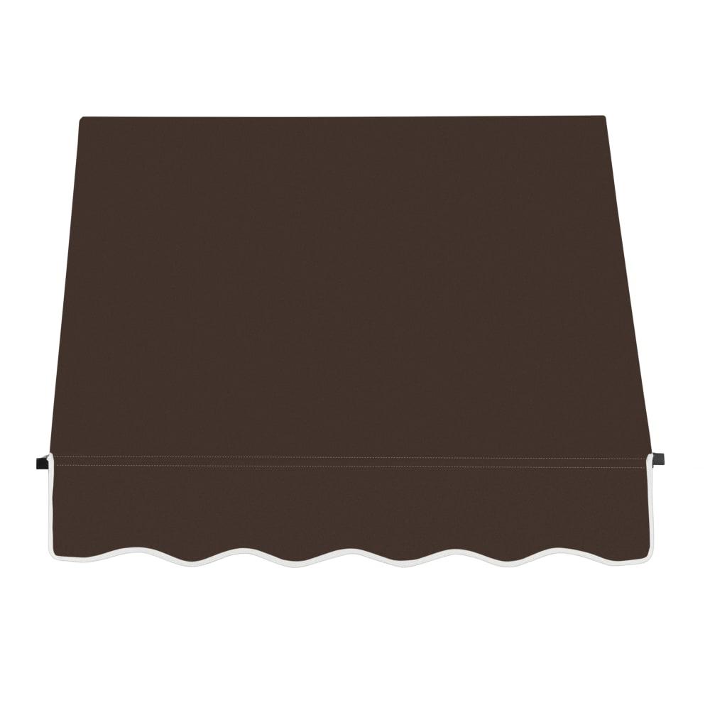 Awntech 3.375 ft Santa Fe Fixed Awning Acrylic Fabric, Brown