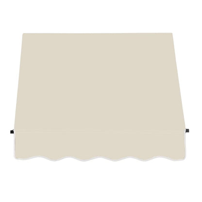 Awntech 3.375 ft Santa Fe Fixed Awning Acrylic Fabric, Linen