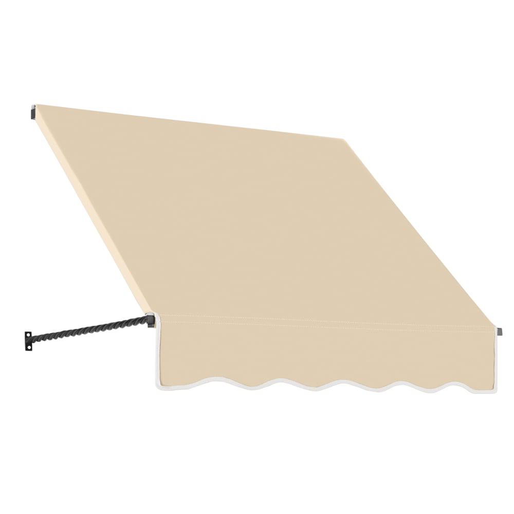 Awntech 3.375 ft Santa Fe Fixed Awning Acrylic Fabric, Tan