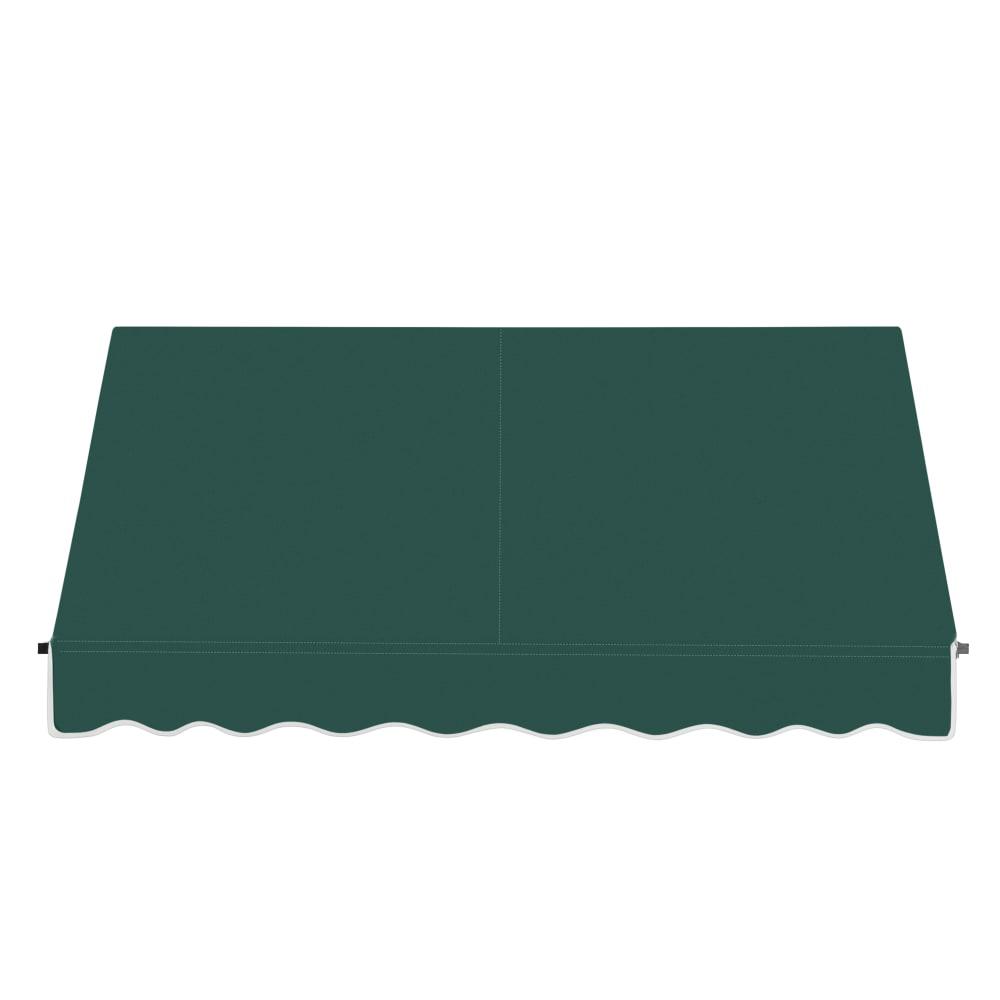 Awntech 7.375 ft Santa Fe Fixed Awning Acrylic Fabric, Forest