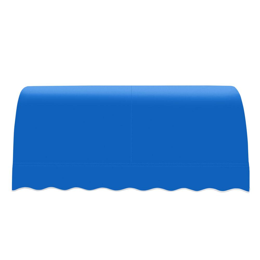 Awntech 6.375 ft Savannah Fixed Awning Acrylic Fabric, Bright Blue