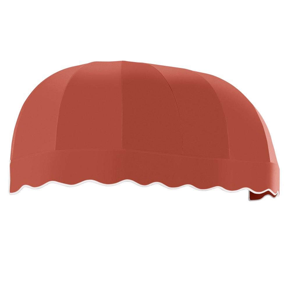 Awntech 8.375 ft Chicago Fixed Awning Acrylic Fabric, Terracotta