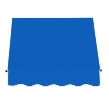 Awntech 4.375 ft Santa Fe Fixed Awning Acrylic Fabric, Bright Blue