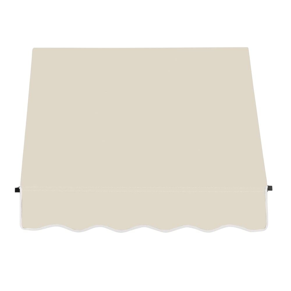 Awntech 4.375 ft Santa Fe Fixed Awning Acrylic Fabric, Linen
