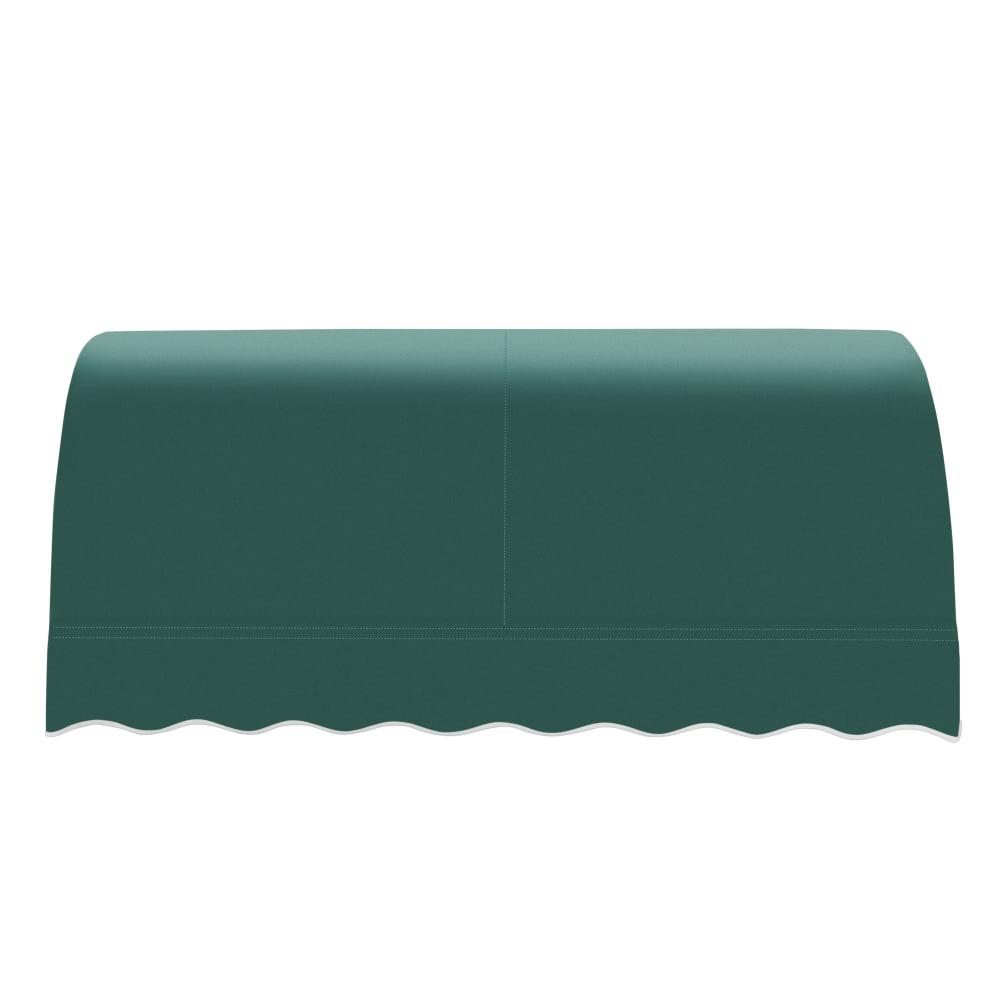 Awntech 8.375 ft Savannah Fixed Awning Acrylic Fabric, Forest