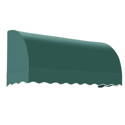 Awntech 8.375 ft Savannah Fixed Awning Acrylic Fabric, Forest