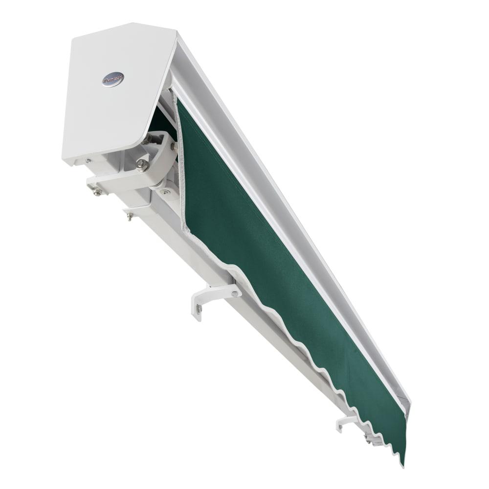 10' x 8' Destin Right Motor Right Motorized Patio Retractable Awning, Forest