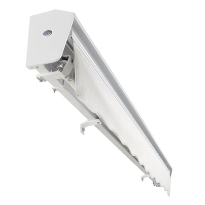 10' x 8' Destin Right Motor Right Motorized Patio Retractable Awning, White