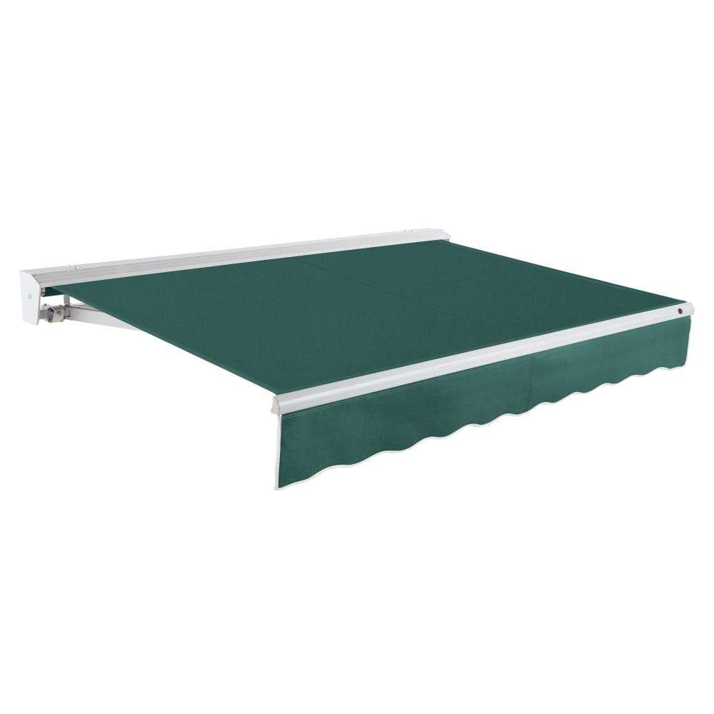 12' x 10' Destin Right Motor Right Motorized Patio Retractable Awning, Forest