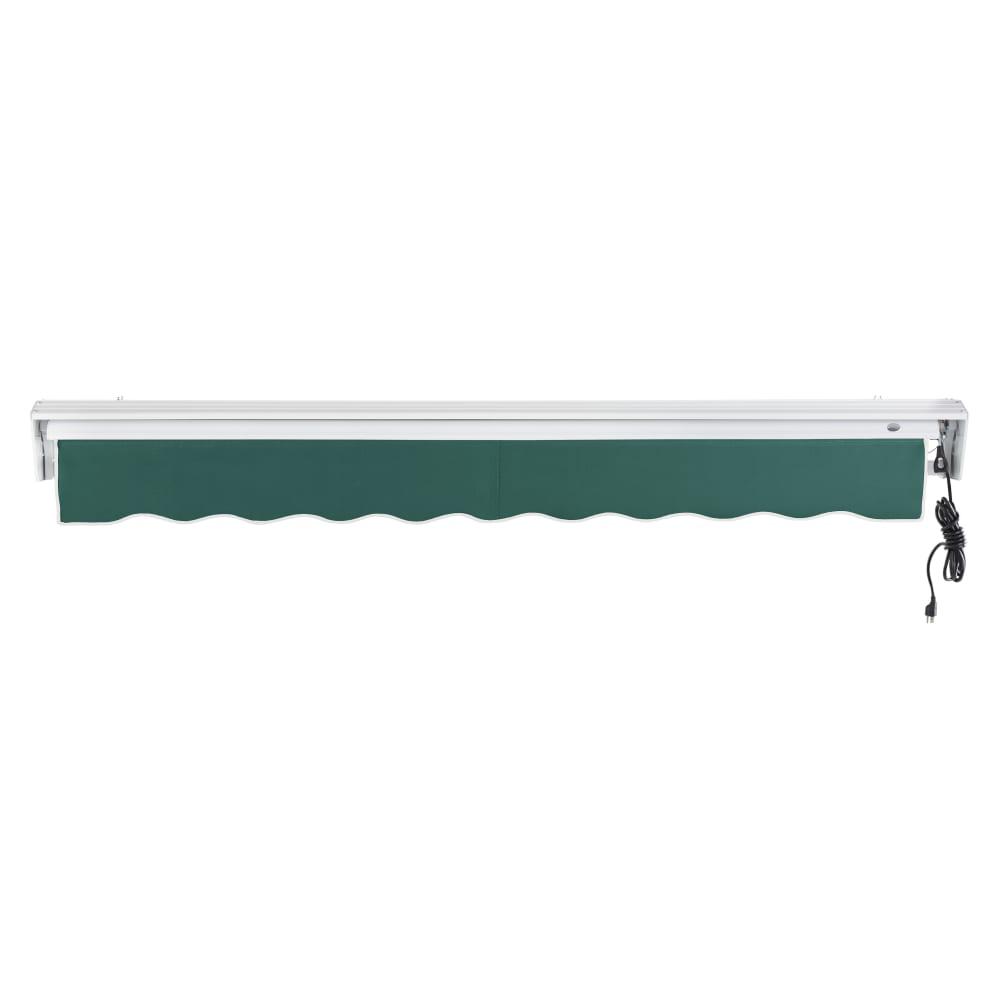 10' x 8' Destin Right Motor Right Motorized Patio Retractable Awning, Forest