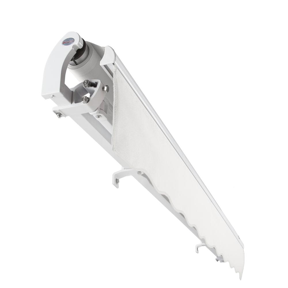 10' x 8' Maui Right Motor Right Motorized Patio Retractable Awning, White