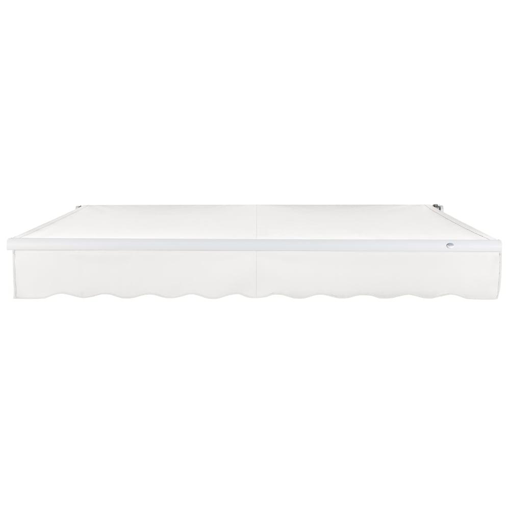 10' x 8' Maui Right Motor Right Motorized Patio Retractable Awning, White