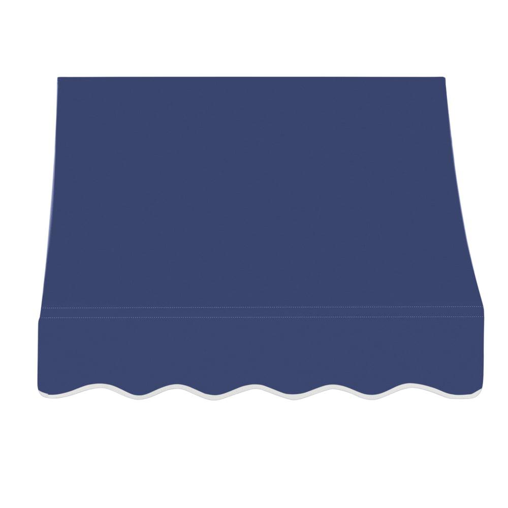 Awntech 3.375 ft Nantucket Fixed Awning Acrylic Fabric, Navy